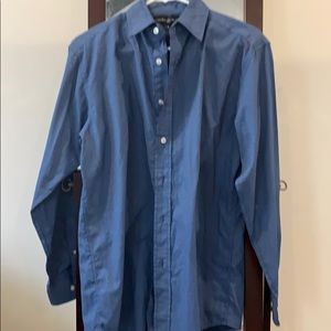 Men’s blue dress shirt